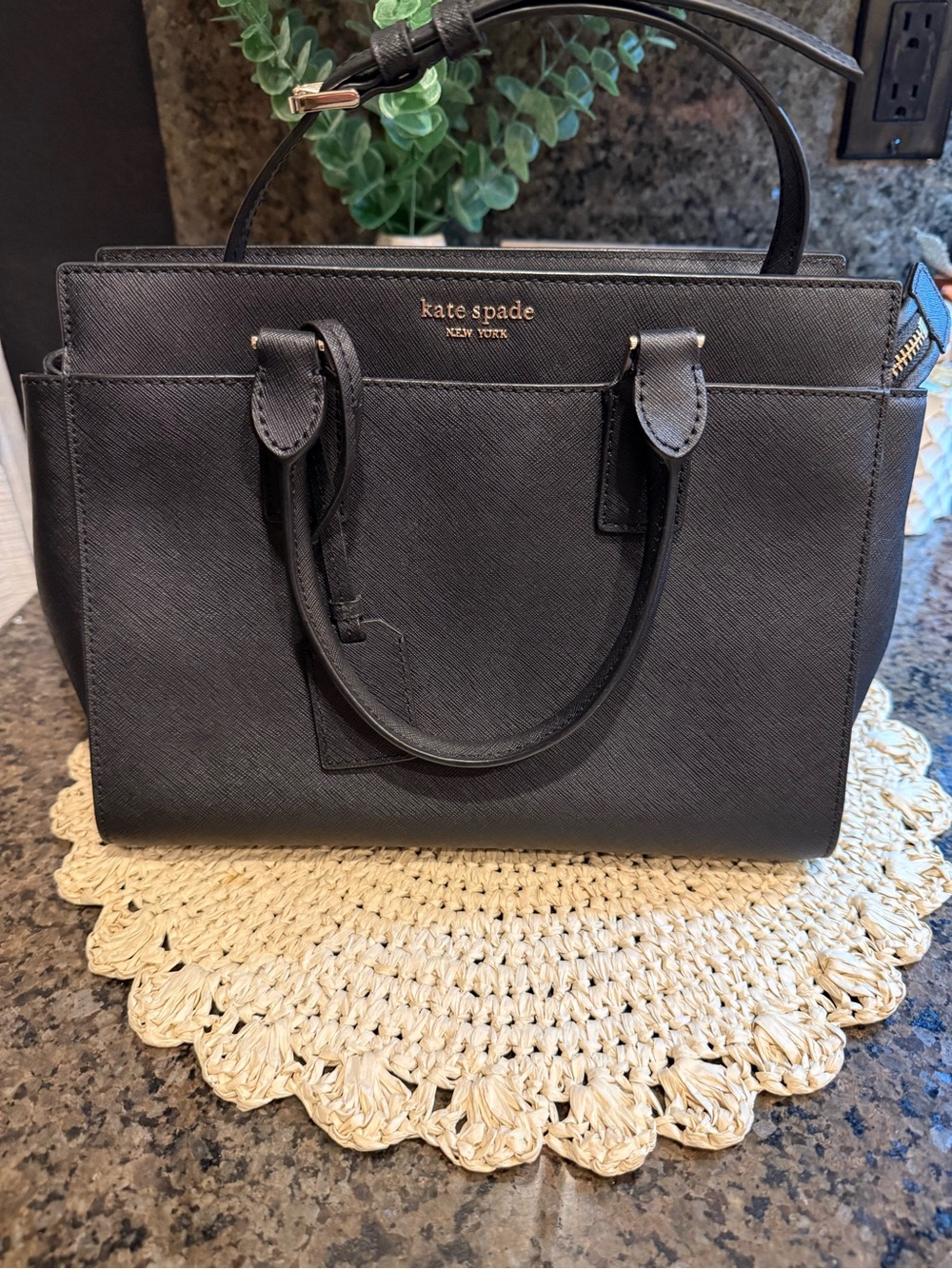 Kate Spade Cameron Large Satchel - Black